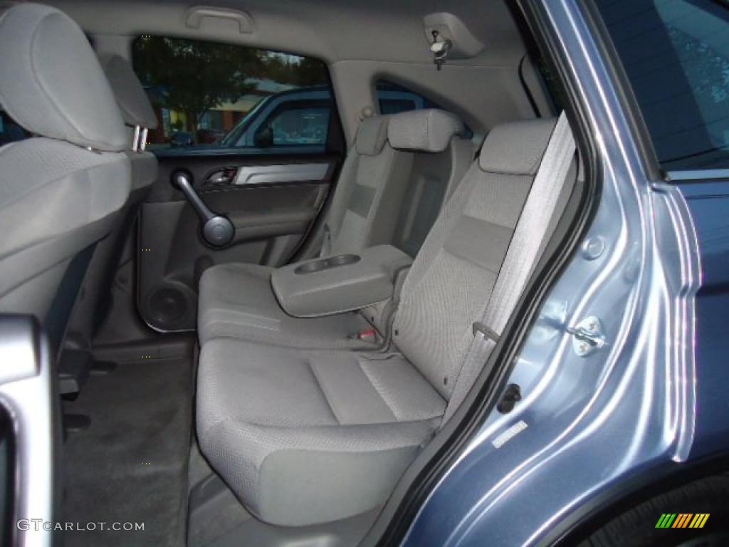 2009 CR-V LX 4WD - Glacier Blue Metallic / Gray photo #7