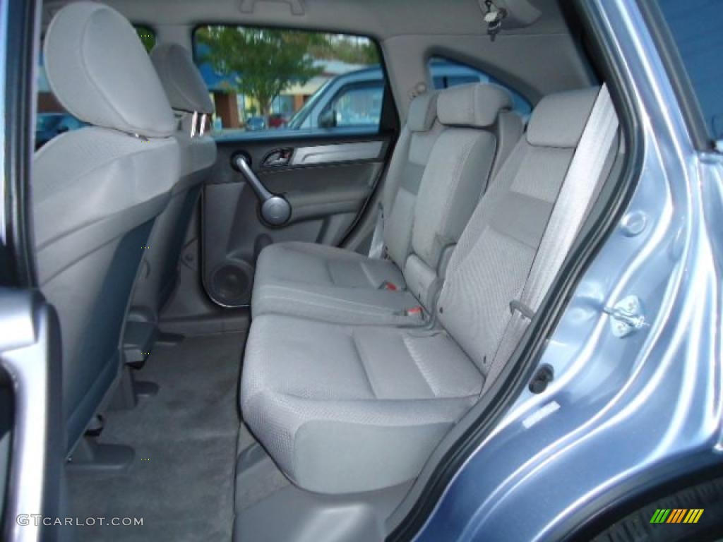2009 CR-V LX 4WD - Glacier Blue Metallic / Gray photo #8