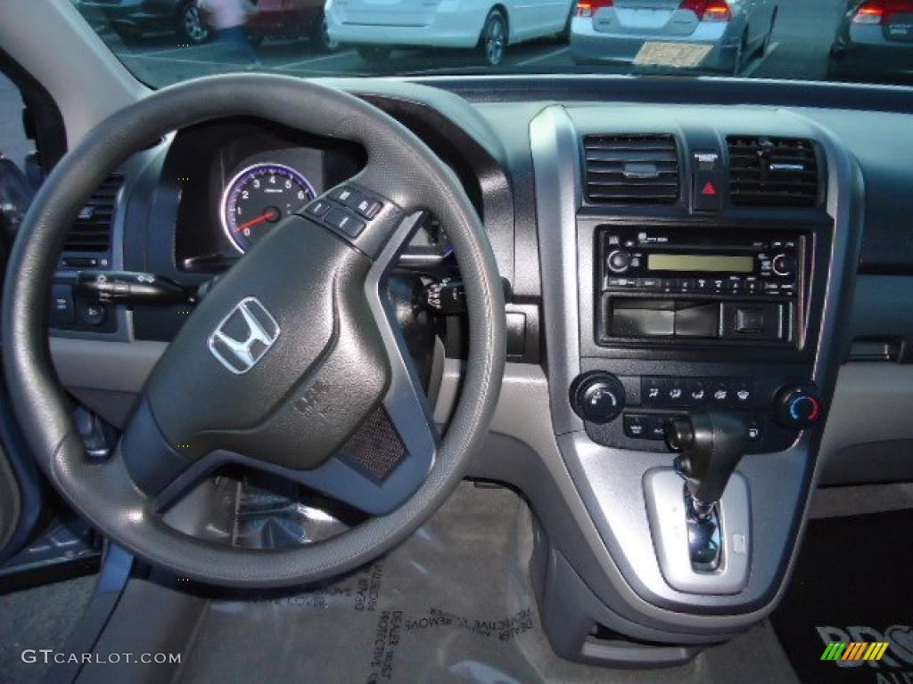 2009 Honda CR-V LX 4WD Gray Dashboard Photo #39220670