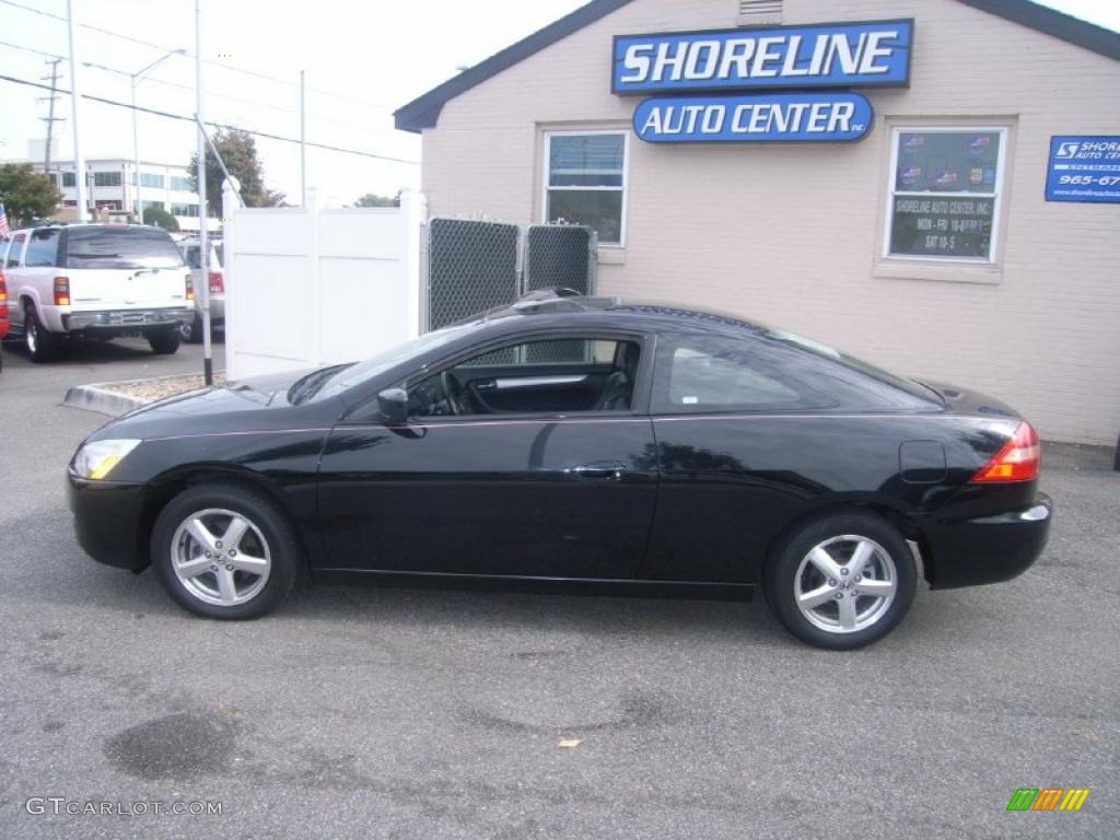 2003 Accord EX Coupe - Nighthawk Black Pearl / Black photo #2
