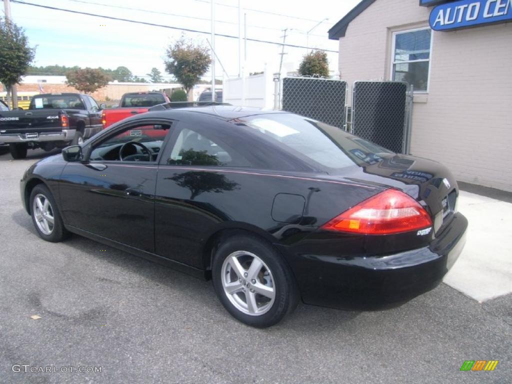 2003 Accord EX Coupe - Nighthawk Black Pearl / Black photo #3
