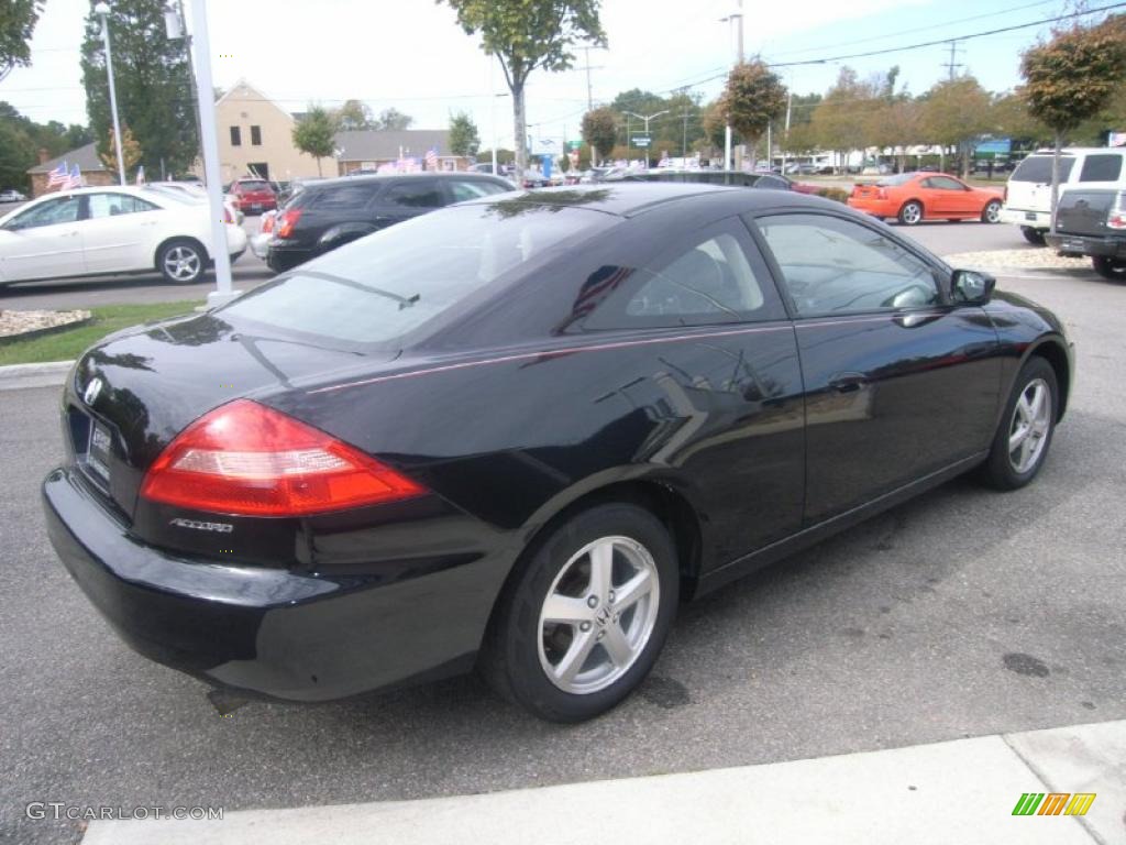 2003 Accord EX Coupe - Nighthawk Black Pearl / Black photo #5