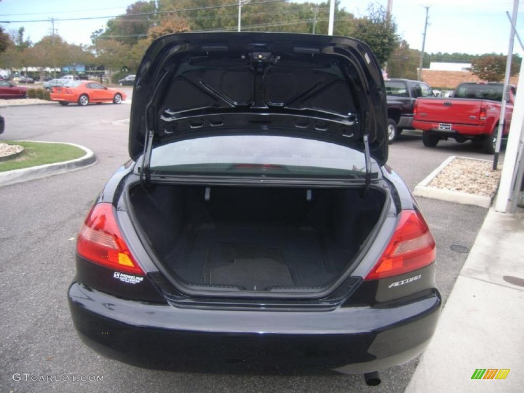 2003 Accord EX Coupe - Nighthawk Black Pearl / Black photo #11