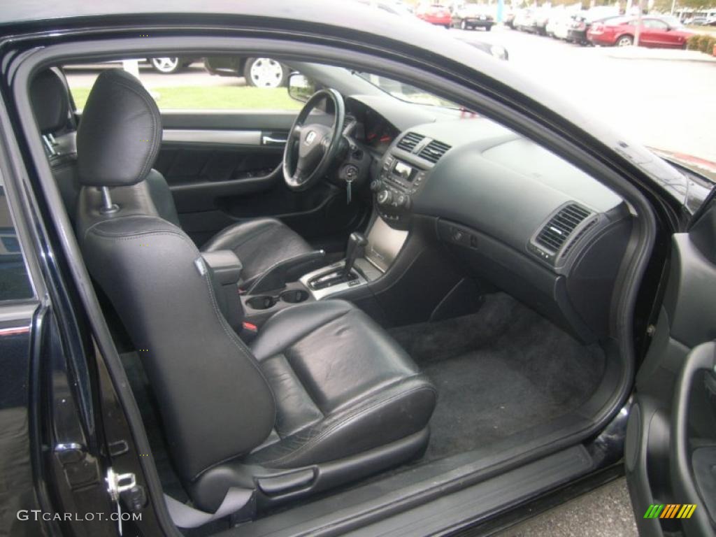2003 Accord EX Coupe - Nighthawk Black Pearl / Black photo #13