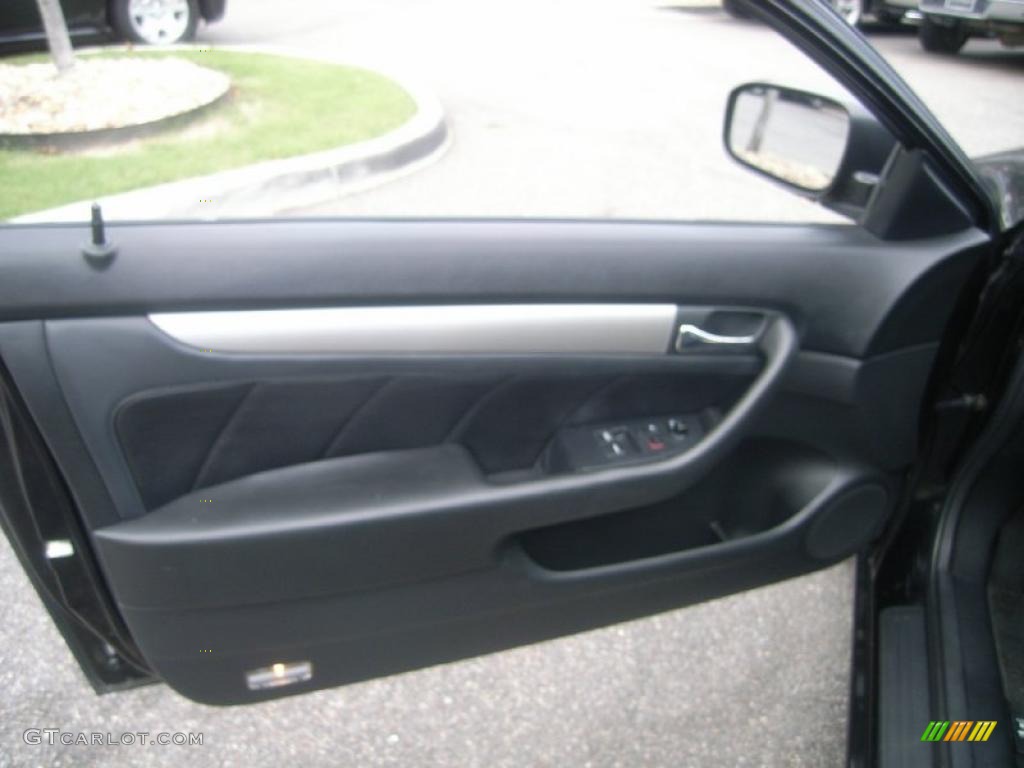 2003 Accord EX Coupe - Nighthawk Black Pearl / Black photo #15