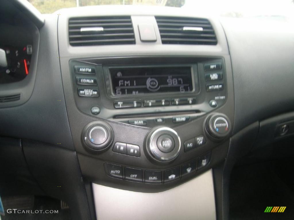 2003 Accord EX Coupe - Nighthawk Black Pearl / Black photo #18