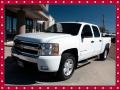 2007 Summit White Chevrolet Silverado 1500 LT Z71 Crew Cab 4x4  photo #1