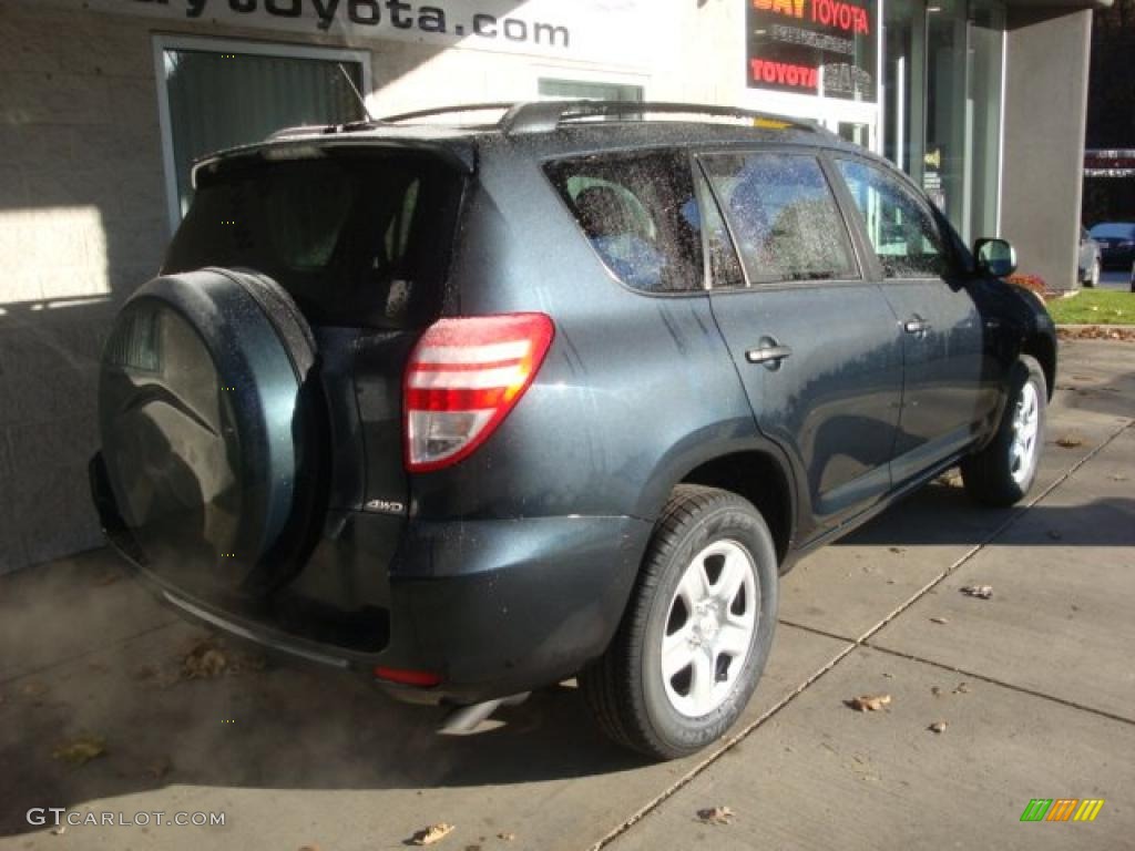 2011 RAV4 I4 4WD - Black Forest Metallic / Ash photo #2