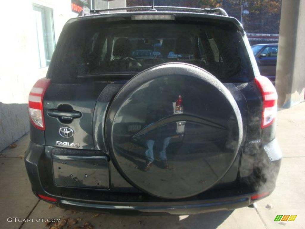2011 RAV4 I4 4WD - Black Forest Metallic / Ash photo #3