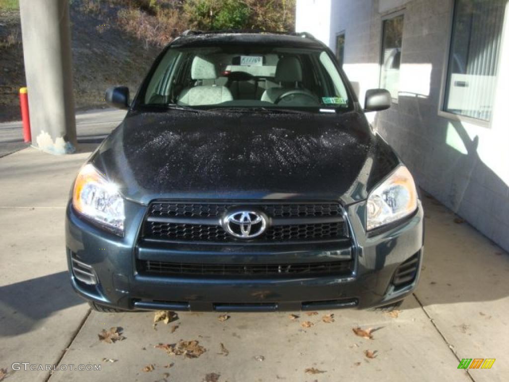 2011 RAV4 I4 4WD - Black Forest Metallic / Ash photo #5