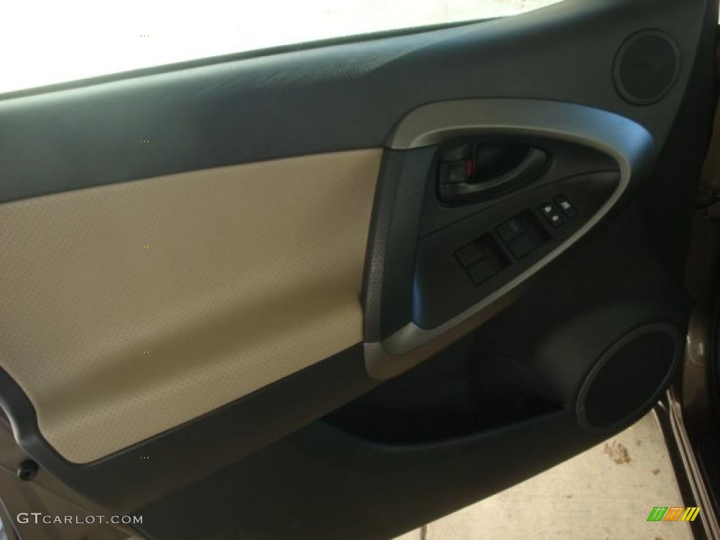 2011 Toyota RAV4 V6 Limited 4WD Sand Beige Door Panel Photo #39221974