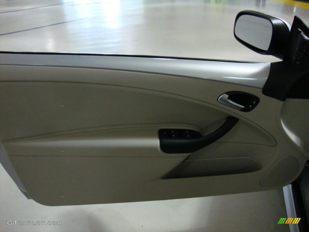 2008 Saab 9-3 2.0T Convertible Parchment Door Panel Photo #39222542