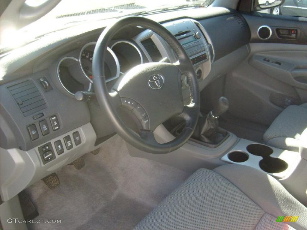Graphite Gray Interior 2009 Toyota Tacoma V6 TRD Double Cab 4x4 Photo #39222550
