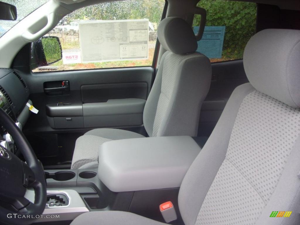 Graphite Gray Interior 2011 Toyota Tundra SR5 Double Cab 4x4 Photo #39222794