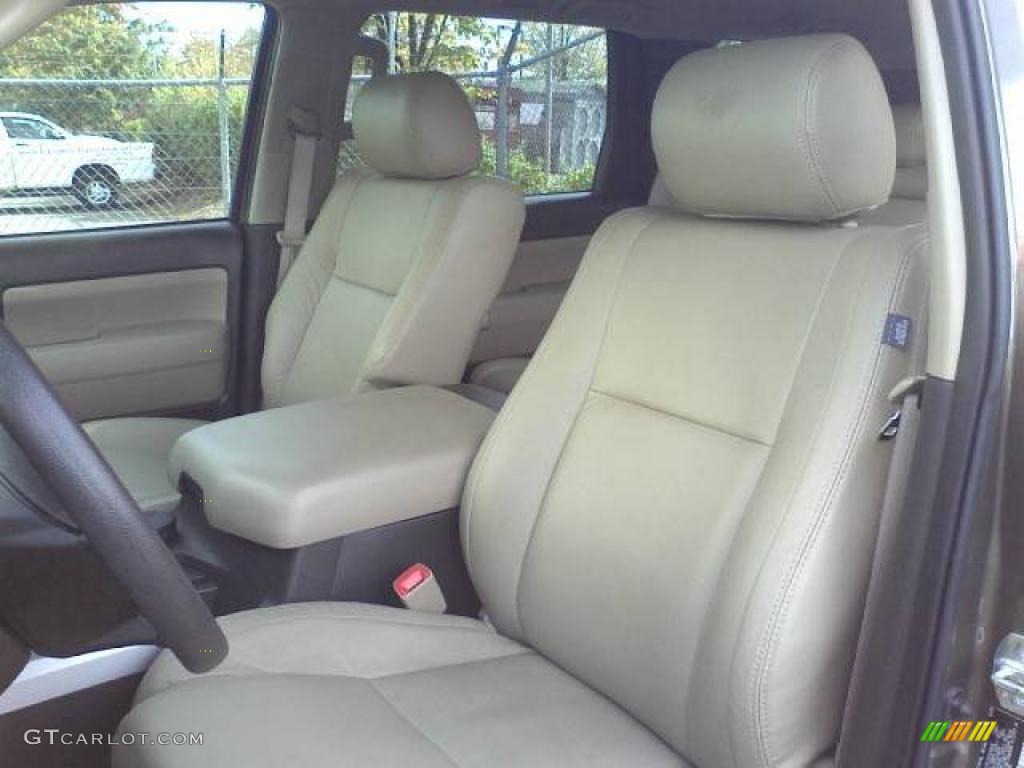 Sand Beige Interior 2008 Toyota Sequoia SR5 Photo #39223426