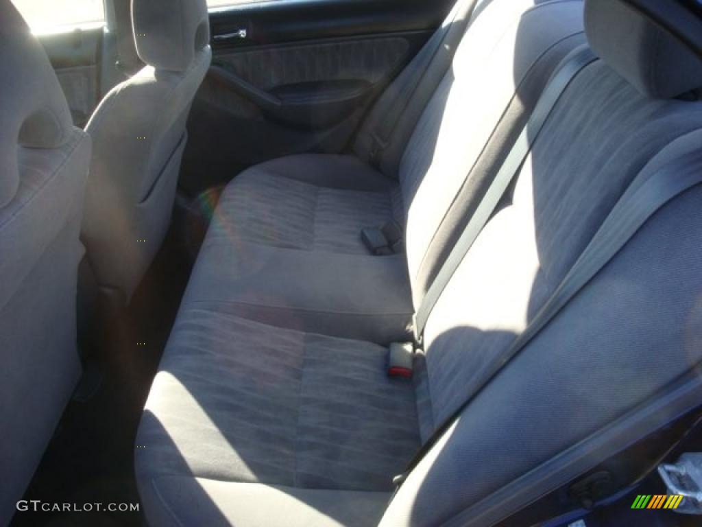Gray Interior 2005 Honda Civic LX Sedan Photo #39223694