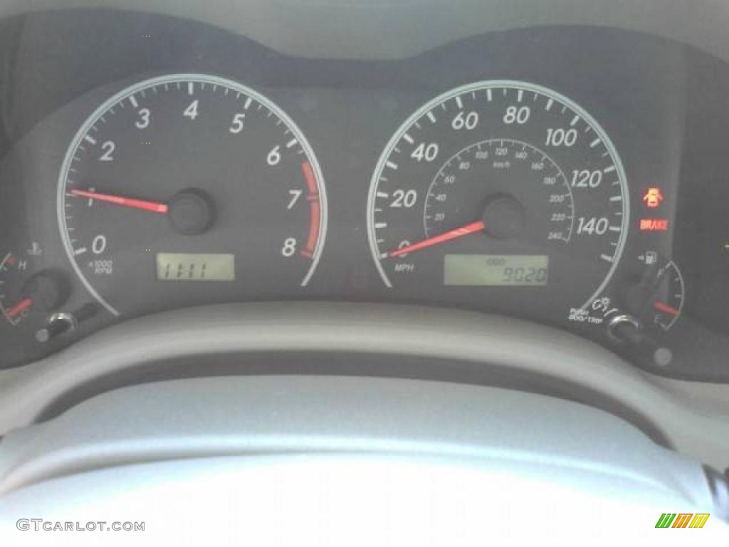2009 Toyota Corolla Standard Corolla Model Gauges Photo #39223781