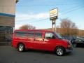 Victory Red 2011 Chevrolet Express LS 1500 AWD Passenger Van