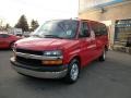 Victory Red - Express LS 1500 AWD Passenger Van Photo No. 3