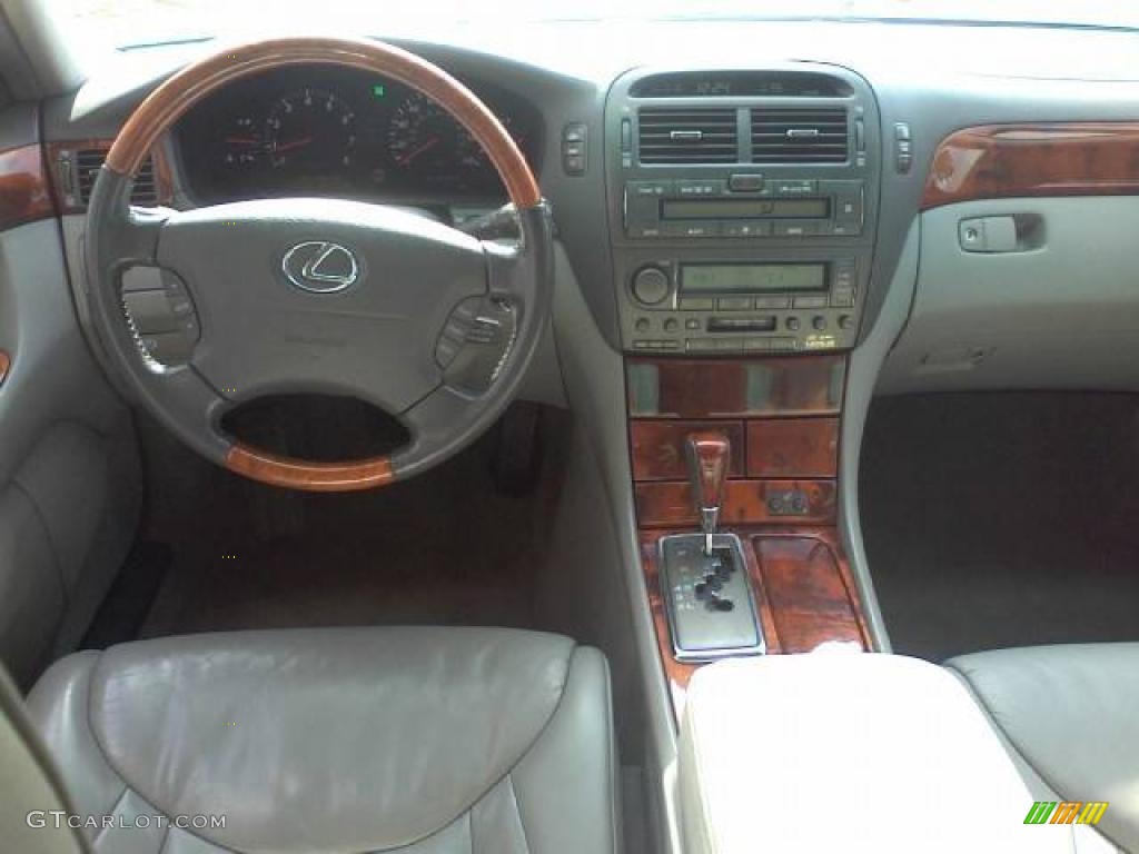 2001 Lexus LS 430 Ecru Beige Dashboard Photo #39224326