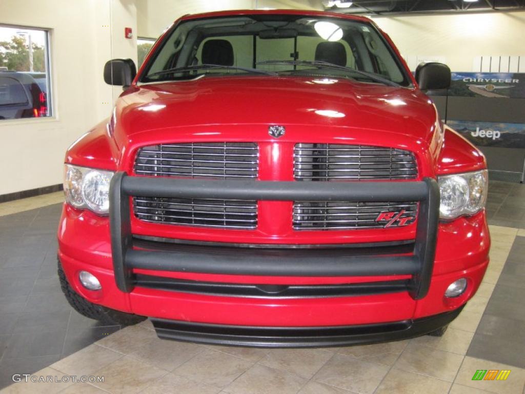 2005 Ram 1500 SLT Regular Cab 4x4 - Flame Red / Dark Slate Gray photo #3