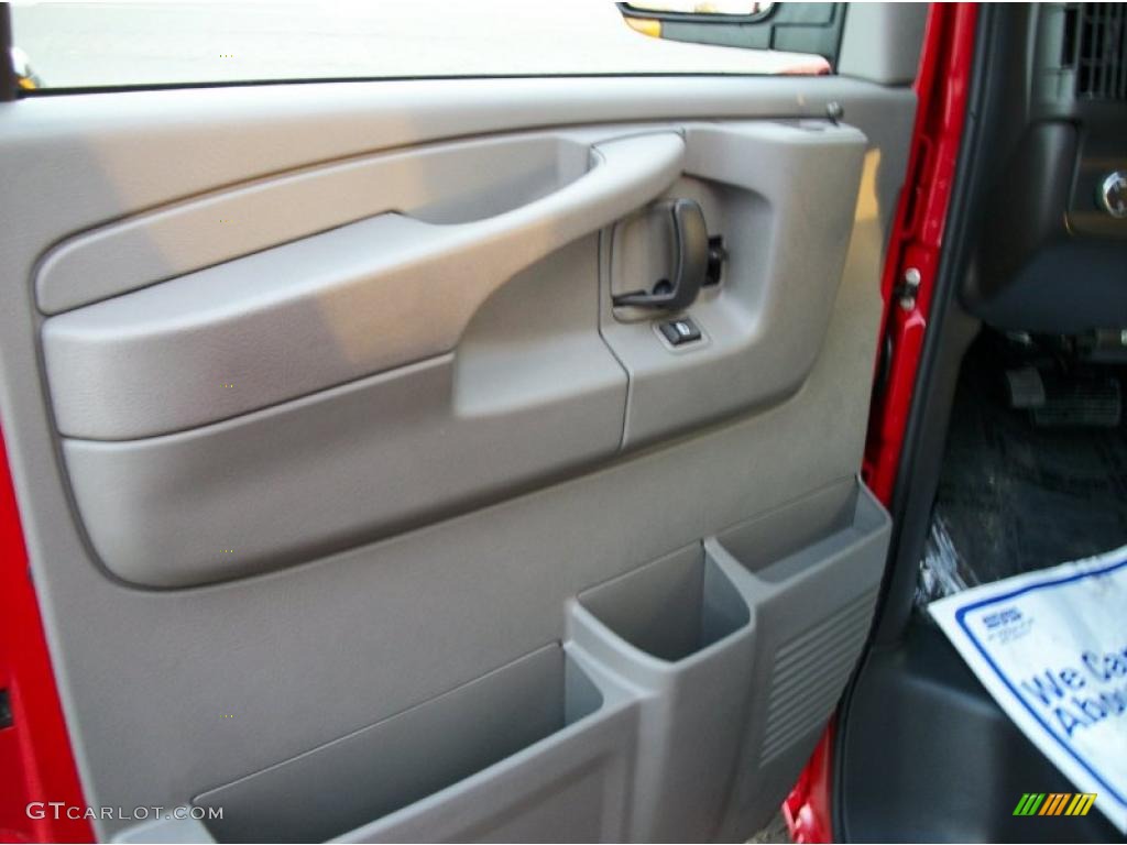2011 Express LS 1500 AWD Passenger Van - Victory Red / Medium Pewter photo #38