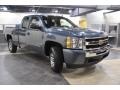 2009 Graystone Metallic Chevrolet Silverado 1500 LS Extended Cab  photo #4