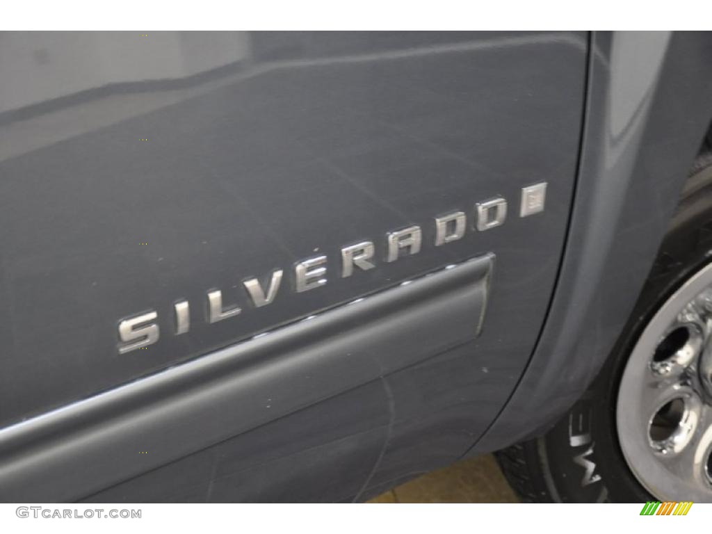 2009 Silverado 1500 LS Extended Cab - Graystone Metallic / Dark Titanium photo #5