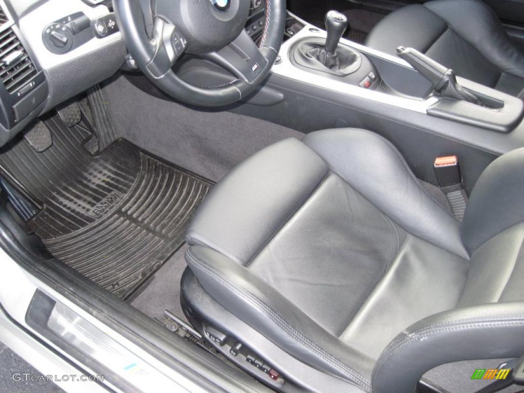 Black Interior 2006 BMW M Roadster Photo #39225306