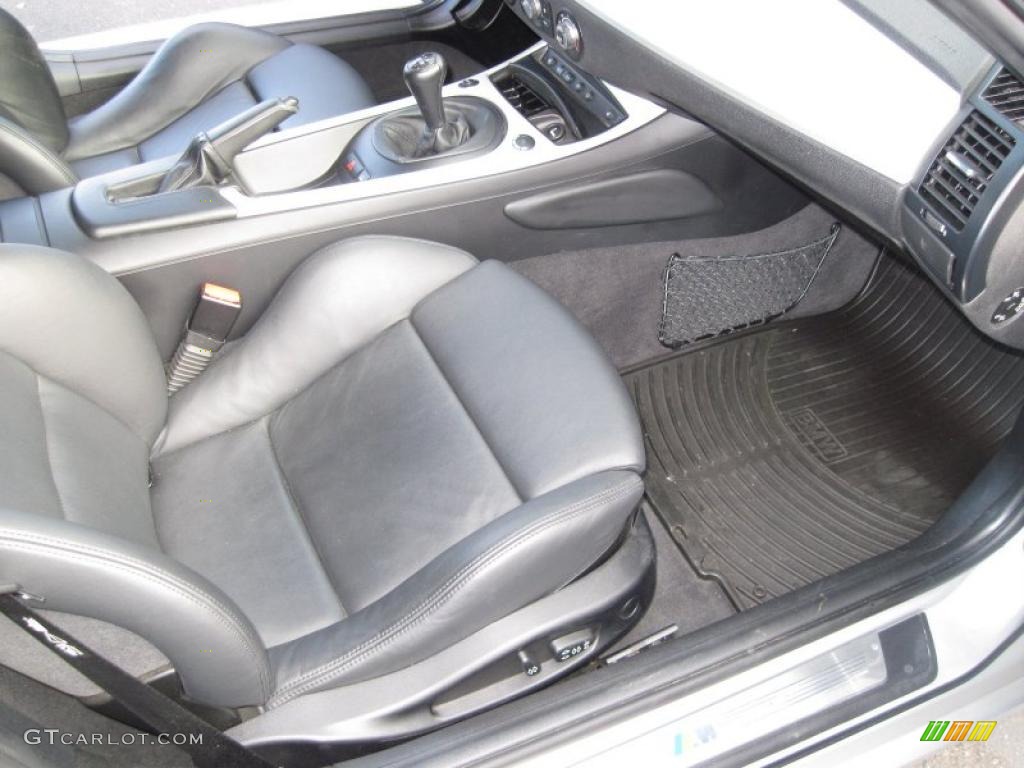 Black Interior 2006 BMW M Roadster Photo #39225322