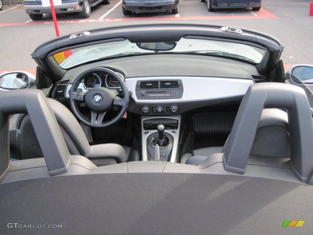 Black Interior 2006 BMW M Roadster Photo #39225454