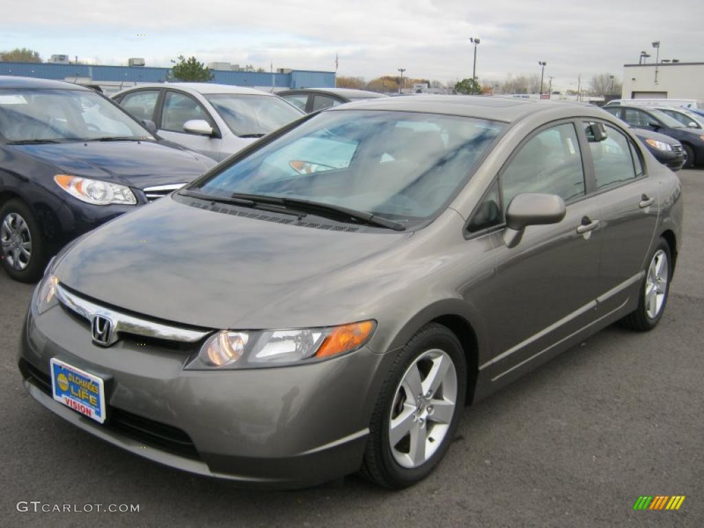 Galaxy Gray Metallic 2006 Honda Civic EX Sedan Exterior Photo #39225594