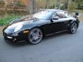 Black 2009 Porsche 911 Turbo Coupe Exterior