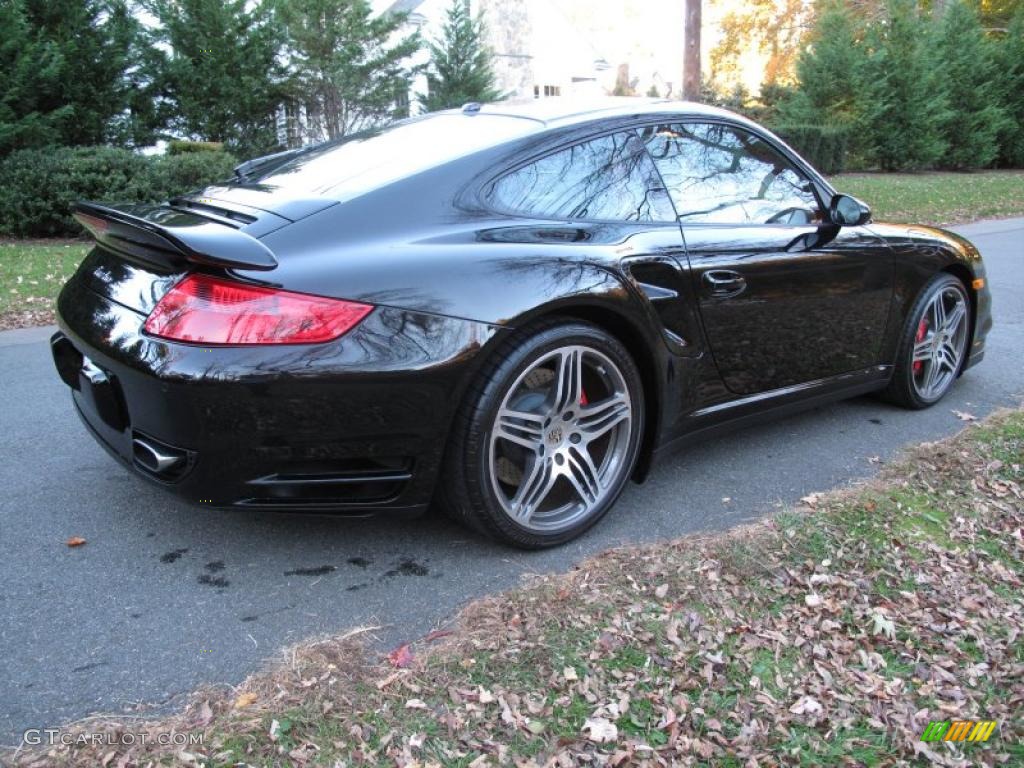 Black 2009 Porsche 911 Turbo Coupe Exterior Photo #39226862