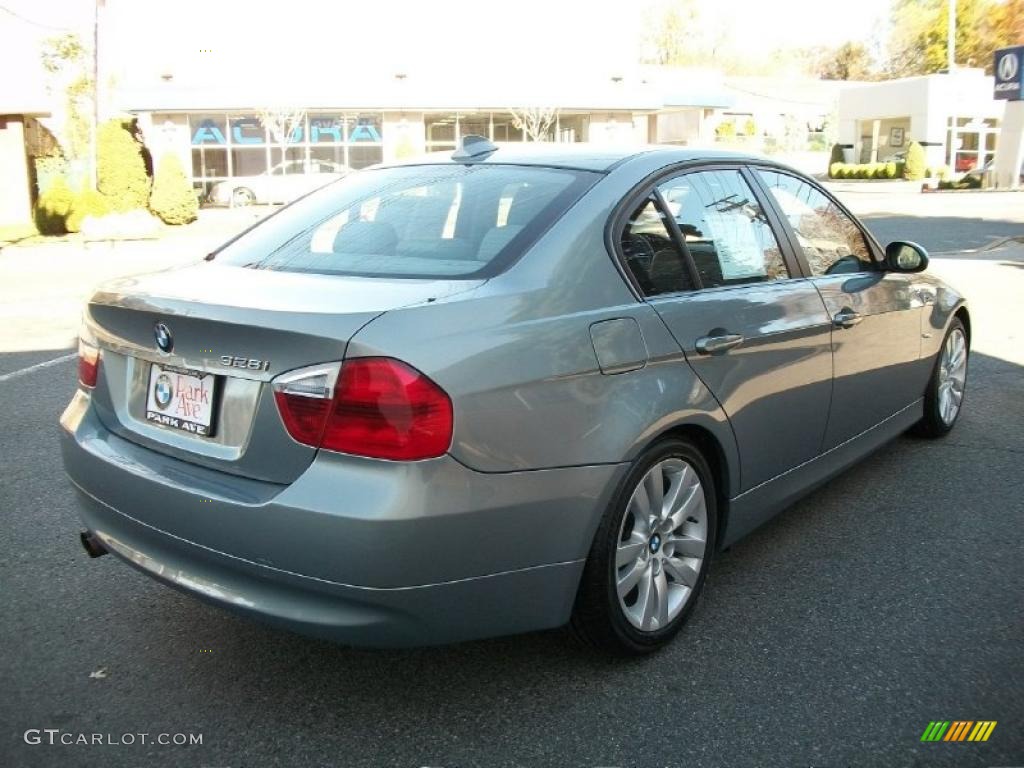 2007 3 Series 328i Sedan - Arctic Metallic / Grey photo #5