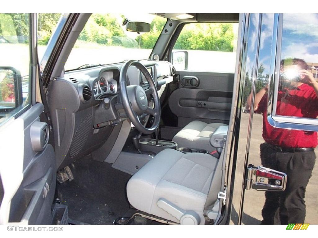 Dark Slate Gray/Med Slate Gray Interior 2008 Jeep Wrangler Unlimited Rubicon 4x4 Photo #39229242