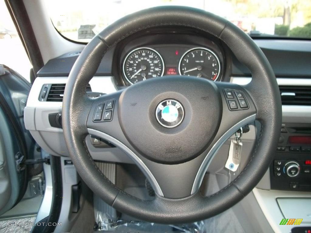 2007 3 Series 328i Sedan - Arctic Metallic / Grey photo #14