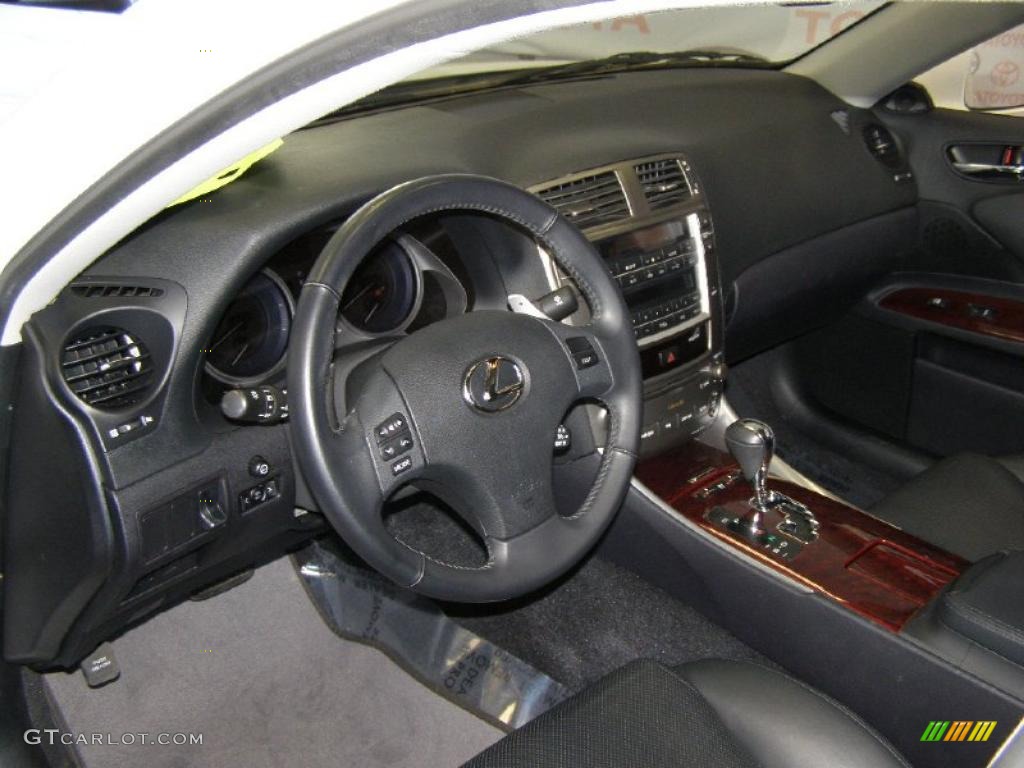 Black Interior 2008 Lexus IS 250 Photo #39230178