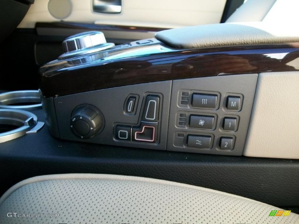 2008 7 Series 750i Sedan - Sterling Grey Metallic / Cream Beige photo #12
