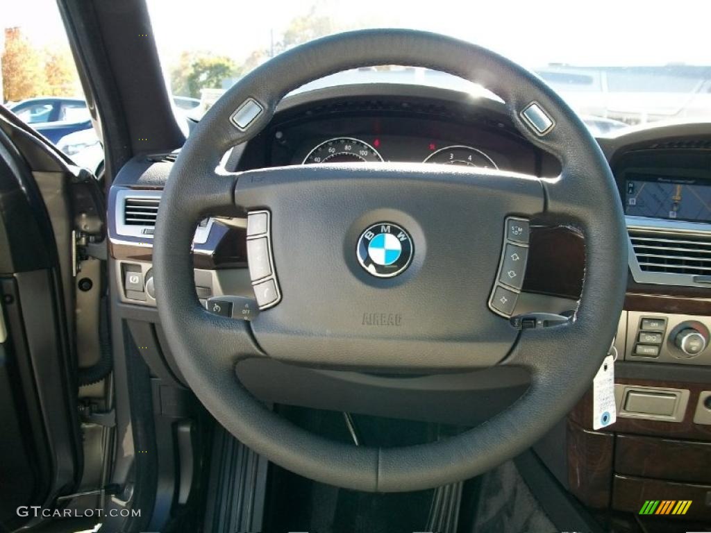 2008 7 Series 750i Sedan - Sterling Grey Metallic / Cream Beige photo #15
