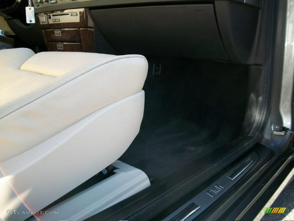 2008 7 Series 750i Sedan - Sterling Grey Metallic / Cream Beige photo #29