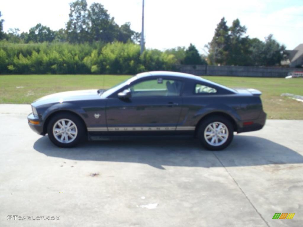 2009 Mustang V6 Coupe - Alloy Metallic / Medium Parchment photo #1