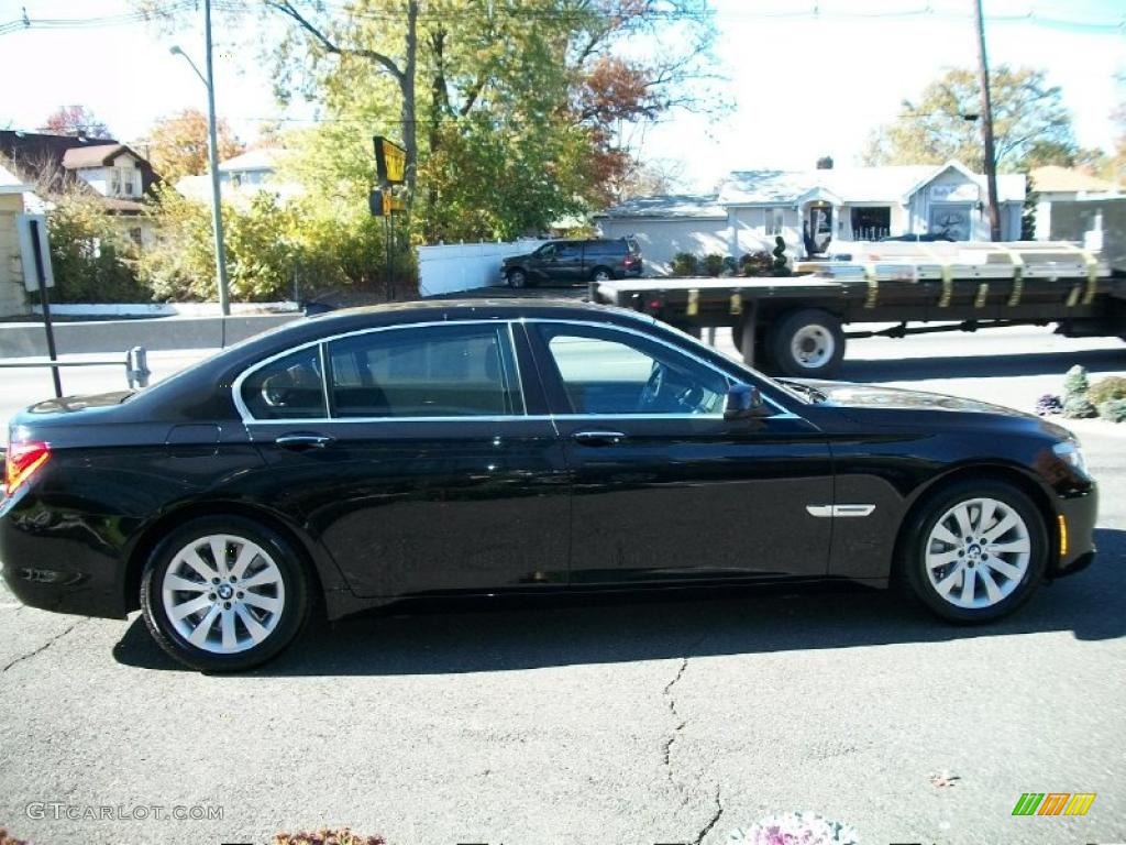 2011 7 Series 750Li Sedan - Jet Black / Saddle/Black Nappa Leather photo #4