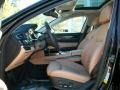 Saddle/Black Nappa Leather Interior Photo for 2011 BMW 7 Series #39232635