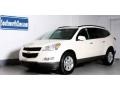 2011 White Diamond Tricoat Chevrolet Traverse LT  photo #1