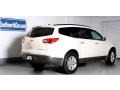 2011 White Diamond Tricoat Chevrolet Traverse LT  photo #2