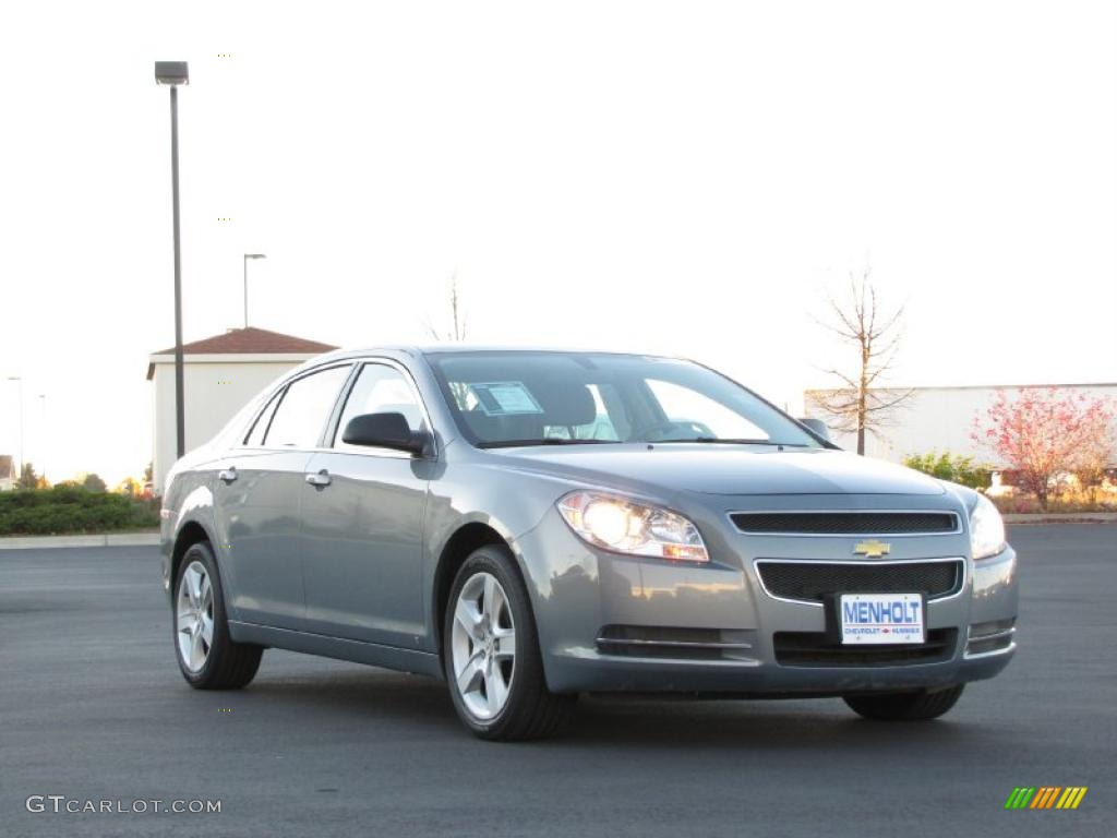 Golden Pewter Metallic 2009 Chevrolet Malibu LS Sedan Exterior Photo #39235429
