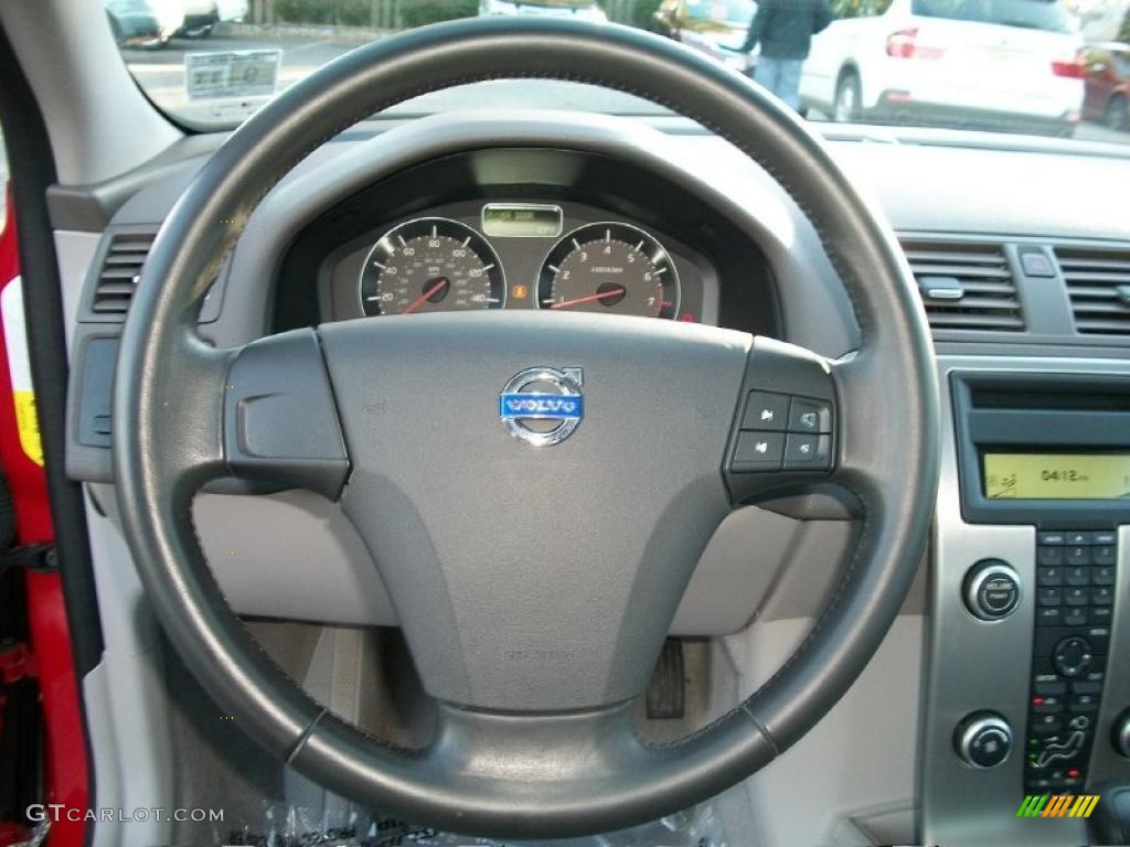 2008 Volvo C30 T5 Version 1.0 Off Black Steering Wheel Photo #39235585