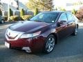 2009 Basque Red Pearl Acura TL 3.7 SH-AWD  photo #7