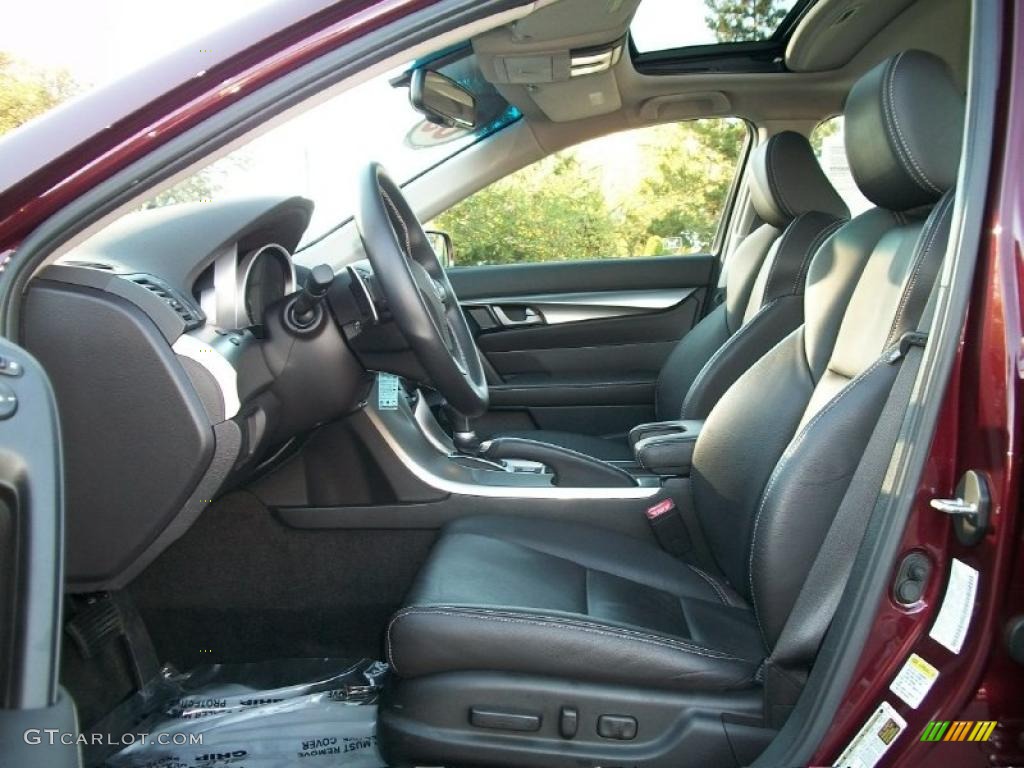 Ebony Interior 2009 Acura TL 3.7 SH-AWD Photo #39236065